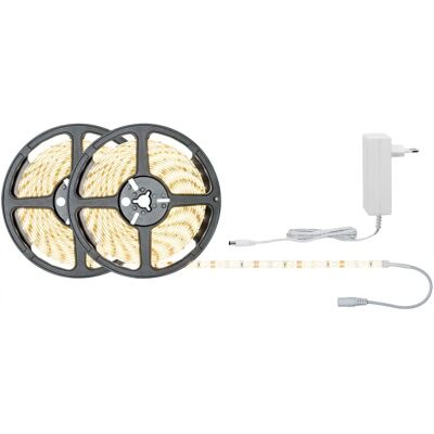 Tira LED Paulmann - 10m Blanco Cálido - Flexible, Resistente al Agua, No Dimmable Tira LED Paulmann - 10m Blanco Cálido - Flexible, Resistente al Agua, No Dimmable