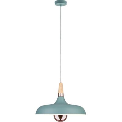 Lampada Pendente Neordic Juna di Paulmann - Legno, Rame, Verde - Illuminazione a soffitto Lampada Pendente Neordic Juna di Paulmann - Legno, Rame, Verde - Illuminazione a soffitto