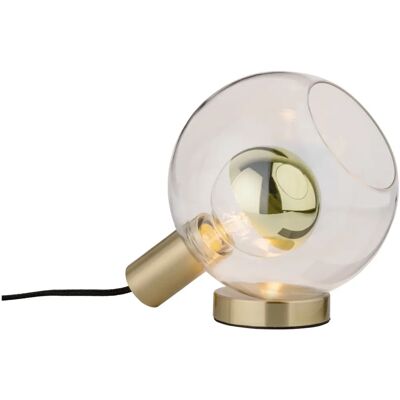 Lámpara de mesa Paulmann 797.27 - Cristal y latón - E27 20W Lámpara de mesa Paulmann 797.27 - Cristal y latón - E27 20W