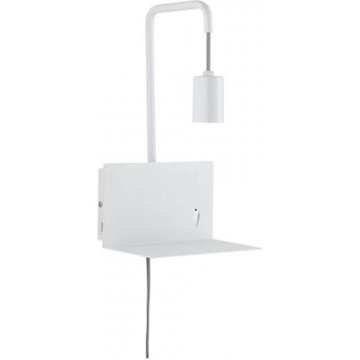 Paulmann Calvani Vägglampa - Hylla, Dimmable, E27, Vit Paulmann Calvani Vägglampa - Hylla, Dimmable, E27, Vit