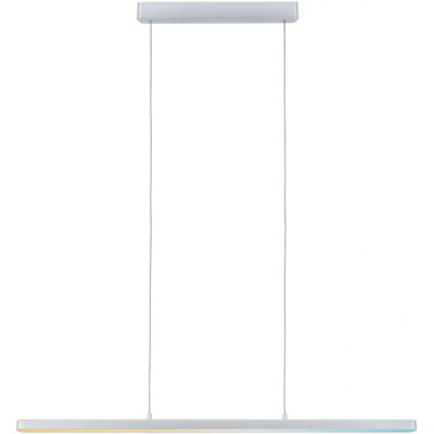 Lampada a sospensione LED Paulmann Lento cromo opaco dimmerabile Zigbee Lampada a sospensione LED Paulmann Lento cromo opaco dimmerabile Zigbee