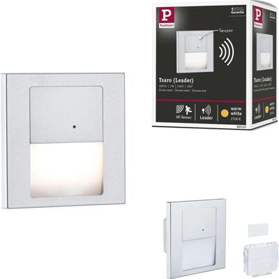 Paulmann Tsaro LED Wandeinbauleuchte - Bewegungssensor, Warmweiß 2700K Paulmann Tsaro LED Wandeinbauleuchte - Bewegungssensor, Warmweiß 2700K