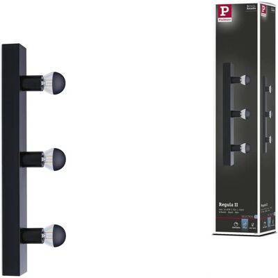 Paulmann Regula II Spiegellicht - IP44 dimmbar schwarze Badezimmerlampe Paulmann Regula II Spiegellicht - IP44 dimmbar schwarze Badezimmerlampe