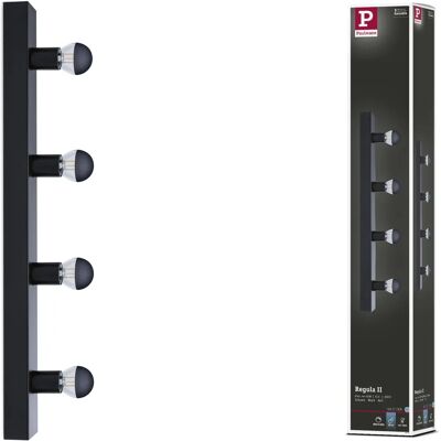 Paulmann 80099 Schwarze Regula II Dimmbar Badezimmer Wandleuchte Paulmann 80099 Schwarze Regula II Dimmbar Badezimmer Wandleuchte