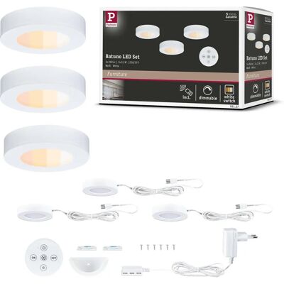 Paulmann Batuno LED Podświetlenie pod szafkę - Regulowane, Dimmable, 3 sztuki Paulmann Batuno LED Podświetlenie pod szafkę - Regulowane, Dimmable, 3 sztuki