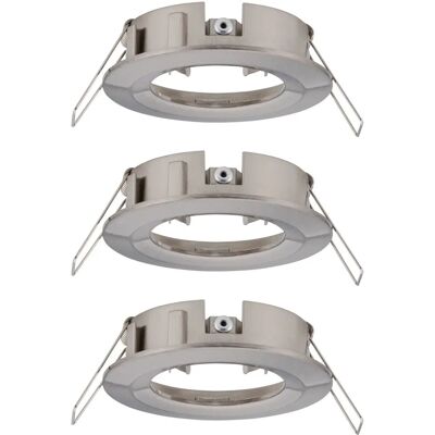 Projecteur encastré Paulmann acier brossé 78mm IP44 Projecteur encastré Paulmann acier brossé 78mm IP44