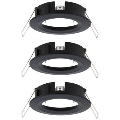 Paulmann 92481 Einbauleuchte - IP44, 78mm, Max 3x10W Paulmann 92481 Einbauleuchte - IP44, 78mm, Max 3x10W
