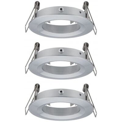 Paulmann 92484 Einbauleuchte - IP44, 78mm, 3x10W, Aluminium Paulmann 92484 Einbauleuchte - IP44, 78mm, 3x10W, Aluminium