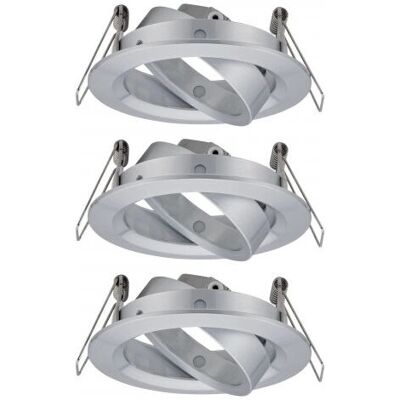 Paulmann 924.90 Projecteur encastré - Réglable, IP23, Aluminium Paulmann 924.90 Projecteur encastré - Réglable, IP23, Aluminium