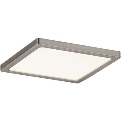 Paulmann LED Einbaupanel Areo - Nickel matt - 8W - Dimmbar - IP44 - 3000K - Badezimmer Paulmann LED Einbaupanel Areo - Nickel matt - 8W - Dimmbar - IP44 - 3000K - Badezimmer