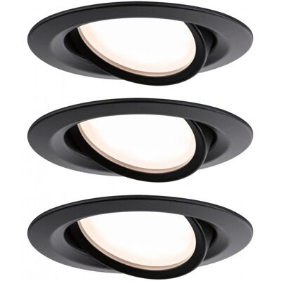 Paulmann Nova Plus Coin Inbyggd LED-Spot - Svart Paulmann Nova Plus Coin Inbyggd LED-Spot - Svart