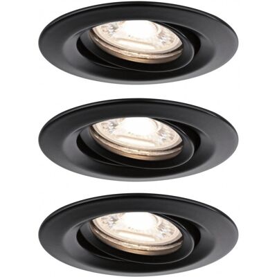 Paulmann Nova Mini Wbudowany LED Punkt - Zestaw 3 szt. Paulmann Nova Mini Wbudowany LED Punkt - Zestaw 3 szt.