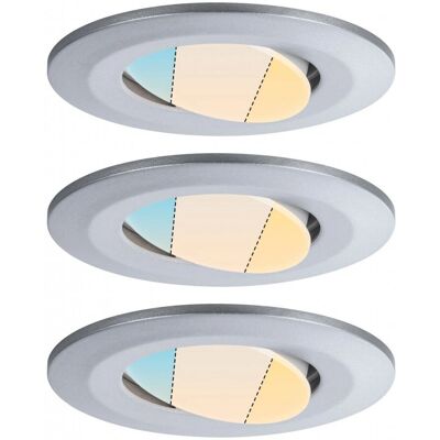 Paulmann Calla LED Wbudowana lampa - IP65 Wodoszczelna, 30° regulowana, 3x5W Paulmann Calla LED Wbudowana lampa - IP65 Wodoszczelna, 30° regulowana, 3x5W