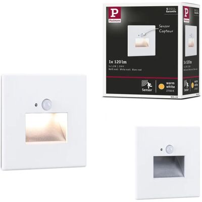 Paulmann LED Wall Recessed Light Edge Quadro - Warm White, 80x42mm Paulmann LED Wall Recessed Light Edge Quadro - Warm White, 80x42mm