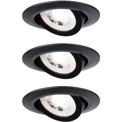 Paulmann 93367 LED Einbauspot - 3er-Set, schwenkbar Paulmann 93367 LED Einbauspot - 3er-Set, schwenkbar