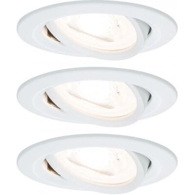 Paulmann Einbauleuchte Nova - GU10 LED, rund, schwenkbar Paulmann Einbauleuchte Nova - GU10 LED, rund, schwenkbar