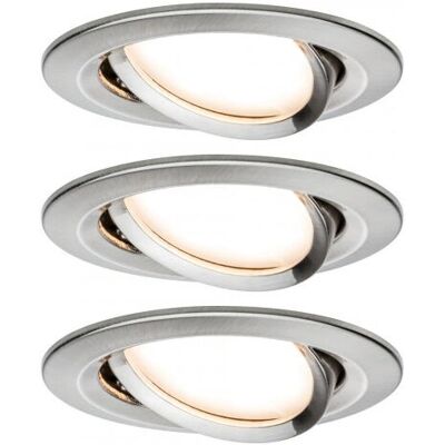 Paulmann Nova Coin Spot LED Incasso - Regolabile, IP23, 3x6W Paulmann Nova Coin Spot LED Incasso - Regolabile, IP23, 3x6W