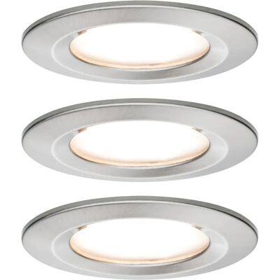Paulmann Nova Coin LED Incasso - IP44 3x6W 2700K Paulmann Nova Coin LED Incasso - IP44 3x6W 2700K