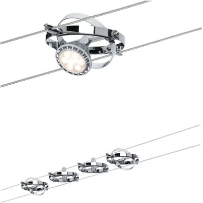 Paulmann Chrom Cardan Beleuchtungssystem - 4 Spots GU5.3 Paulmann Chrom Cardan Beleuchtungssystem - 4 Spots GU5.3