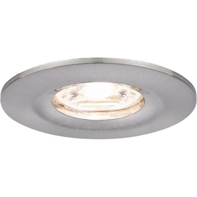 Oprawa LED wbudowana Paulmann - 4W, 2700K, szczotkowana stal - Oświetlenie wbudowane Oprawa LED wbudowana Paulmann - 4W, 2700K, szczotkowana stal - Oświetlenie wbudowane