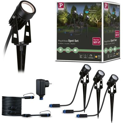 Paulmann Gartenstrahler Set - IP65 Warmweiß 3x3,5W Paulmann Gartenstrahler Set - IP65 Warmweiß 3x3,5W