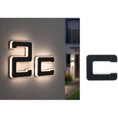Paulmann Letra C Solar para exteriores LED 0.2W - Iluminación exterior Paulmann Letra C Solar para exteriores LED 0.2W - Iluminación exterior