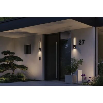 Paulmann Levka LED Außenwandleuchte - IP44, 13,5W, anthrazit Paulmann Levka LED Außenwandleuchte - IP44, 13,5W, anthrazit