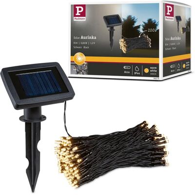 Paulmann Oświetlenie Solarne Łańcuch Świateł Aurinka - 21,9 m, 200 LED, Ciepła Biała Paulmann Oświetlenie Solarne Łańcuch Świateł Aurinka - 21,9 m, 200 LED, Ciepła Biała