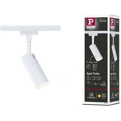 Paulmann URail LED Schienenstrahler - 3-Stufen-Dimmbar, 150lm, 4W, 3000K Paulmann URail LED Schienenstrahler - 3-Stufen-Dimmbar, 150lm, 4W, 3000K