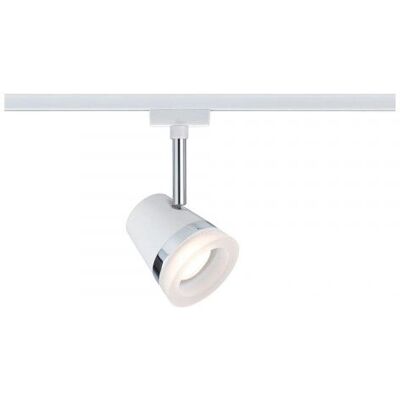 Paulmann URail Spot Cone Bianco Cromo - Faretto per binario Paulmann URail Spot Cone Bianco Cromo - Faretto per binario