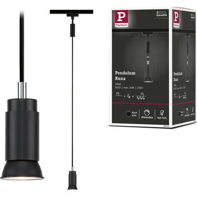 Paulmann Runa Schwarz matt Dimmbare GU10 Pendelleuchte - Produkttyp Paulmann Runa Schwarz matt Dimmbare GU10 Pendelleuchte - Produkttyp