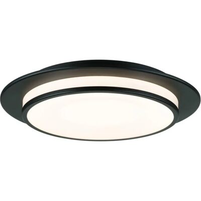 Paulmann Egron 15W 360mm Schwarze dimmbare LED Deckenleuchte Paulmann Egron 15W 360mm Schwarze dimmbare LED Deckenleuchte
