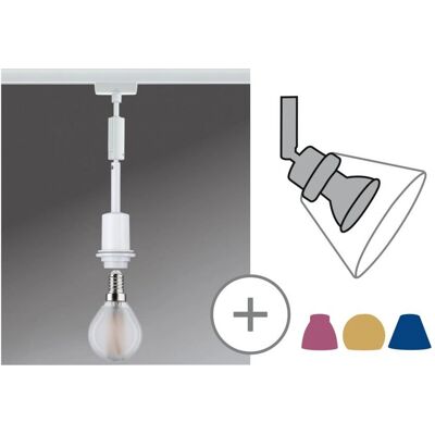Luz de Techo Paulmann - LED E14 20 W - Blanco - Iluminación de Techo Luz de Techo Paulmann - LED E14 20 W - Blanco - Iluminación de Techo