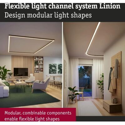 Sistema de canal de luz LED Paulmann Modelo 98172 - Blanco cálido Sistema de canal de luz LED Paulmann Modelo 98172 - Blanco cálido