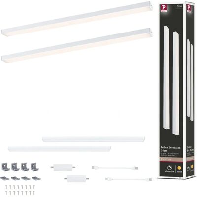 Paulmann LED Podświetlenie pod Szafką Inline 2x4W - Regulowane, 350lm, Białe Paulmann LED Podświetlenie pod Szafką Inline 2x4W - Regulowane, 350lm, Białe