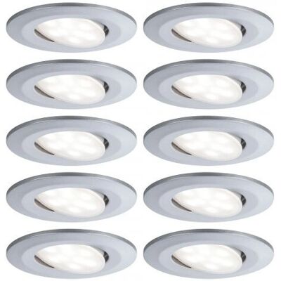 Paulmann Calla LED Wbudowana Lampa - Chrom 90mm IP65 Paulmann Calla LED Wbudowana Lampa - Chrom 90mm IP65
