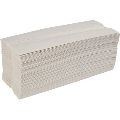 Fripa 250x330mm Weiß Recyclingpapier Handtuch - Papierhandtuch Fripa 250x330mm Weiß Recyclingpapier Handtuch - Papierhandtuch