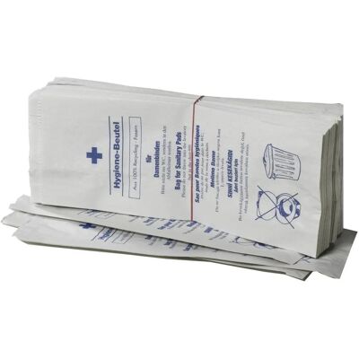 Sacs d'hygiène en papier recyclé Fripa - 1000 pcs - 10,5x28cm - Publicité Sacs d'hygiène en papier recyclé Fripa - 1000 pcs - 10,5x28cm - Publicité