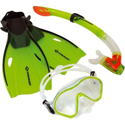 Ensemble de snorkeling junior Bermuda de Schildkröt - Unisexe, Vert, Taille L/XL - Équipement de plongée Ensemble de snorkeling junior Bermuda de Schildkröt - Unisexe, Vert, Taille L/XL - Équipement de plongée