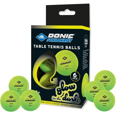Donic-Schildkröt Grüne Leuchtende Tischtennisbälle - 6er Pack Donic-Schildkröt Grüne Leuchtende Tischtennisbälle - 6er Pack