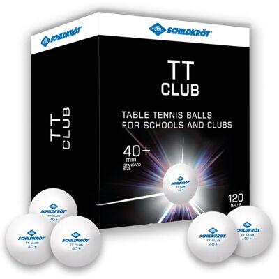 Donic-Schildkröt Modèle TT-Club 120 pcs - Balles de tennis de table - Publicité Donic-Schildkröt Modèle TT-Club 120 pcs - Balles de tennis de table - Publicité