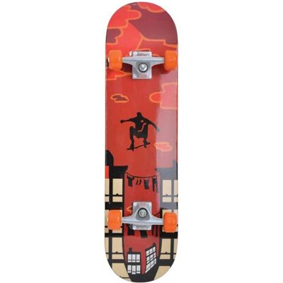 Schildkröt Kicker 31 Skateboard - Kick doppio, Acero, Multicolore - Skateboard Schildkröt Kicker 31 Skateboard - Kick doppio, Acero, Multicolore - Skateboard