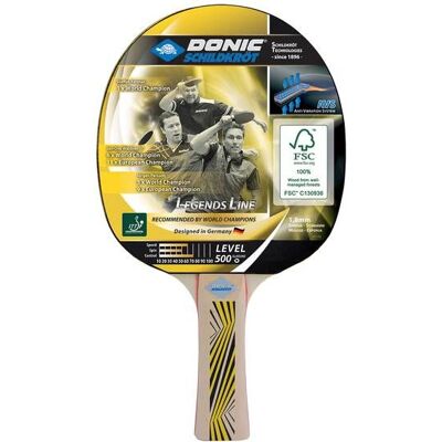 Donic Schildkröt Legends 500 Tischtennisschläger - FSC-zertifiziertes Holz Donic Schildkröt Legends 500 Tischtennisschläger - FSC-zertifiziertes Holz