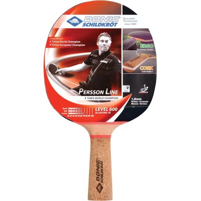 Donic Schildkröt Persson 600 - Tafeltennisuitrusting - Zwart Donic Schildkröt Persson 600 - Tafeltennisuitrusting - Zwart