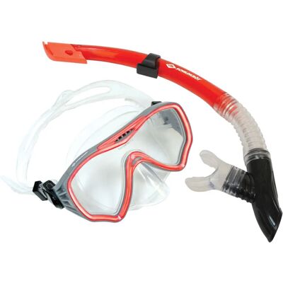 Maschera da immersione Schildkröt Funsports 940012 - Nero, Rosso, Trasparente Maschera da immersione Schildkröt Funsports 940012 - Nero, Rosso, Trasparente