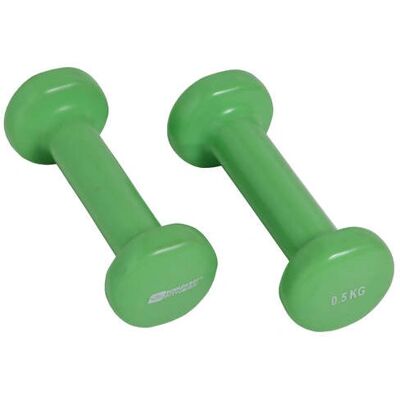 Schildkröt Fitness - 960004 - Vert - 0.5 kg - Haltère - Publicité Schildkröt Fitness - 960004 - Vert - 0.5 kg - Haltère - Publicité