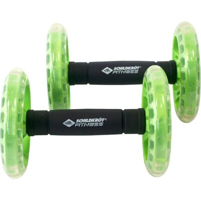 Schildkröt Dual Roller Fitnessgerät - Grün - Rumpftraining Schildkröt Dual Roller Fitnessgerät - Grün - Rumpftraining