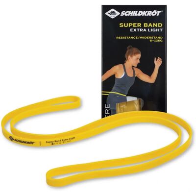 Bandes de résistance Schildkröt Fitness - Jaune, 13 mm, Extra Light Bandes de résistance Schildkröt Fitness - Jaune, 13 mm, Extra Light