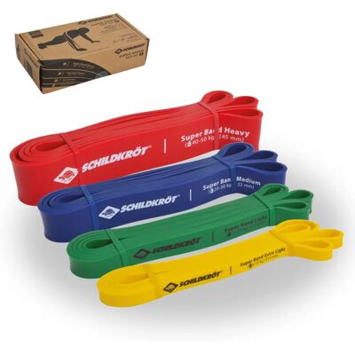 Ensemble de Bandes de Résistance Schildkröt Fitness - Niveaux Variés Ensemble de Bandes de Résistance Schildkröt Fitness - Niveaux Variés