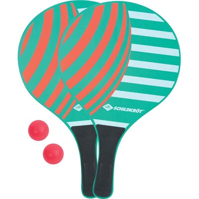 Schildkröt Beach Tennis Schläger - Sperrholz, Grün, Orange, Weiß - Strandspiele Schildkröt Beach Tennis Schläger - Sperrholz, Grün, Orange, Weiß - Strandspiele